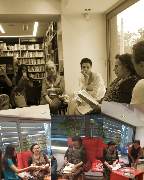 Παρουσίαση του βιβλίου της Αλκυόνης Παπαδάκη "Θα ξανάρθουν τα χελιδόνια" στο Βιβλιοπωλείο Ευριπίδης