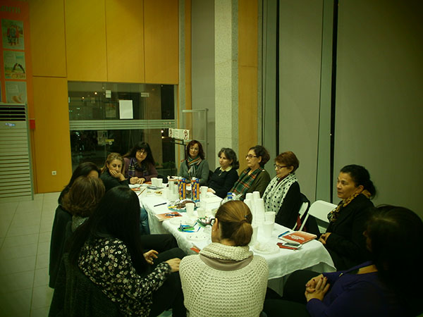 Από τη συνάντηση της 11ης Μαρτίου για το βιβλίο «Αγάπη-Επιθετικότητα-Κατάθλιψη». 