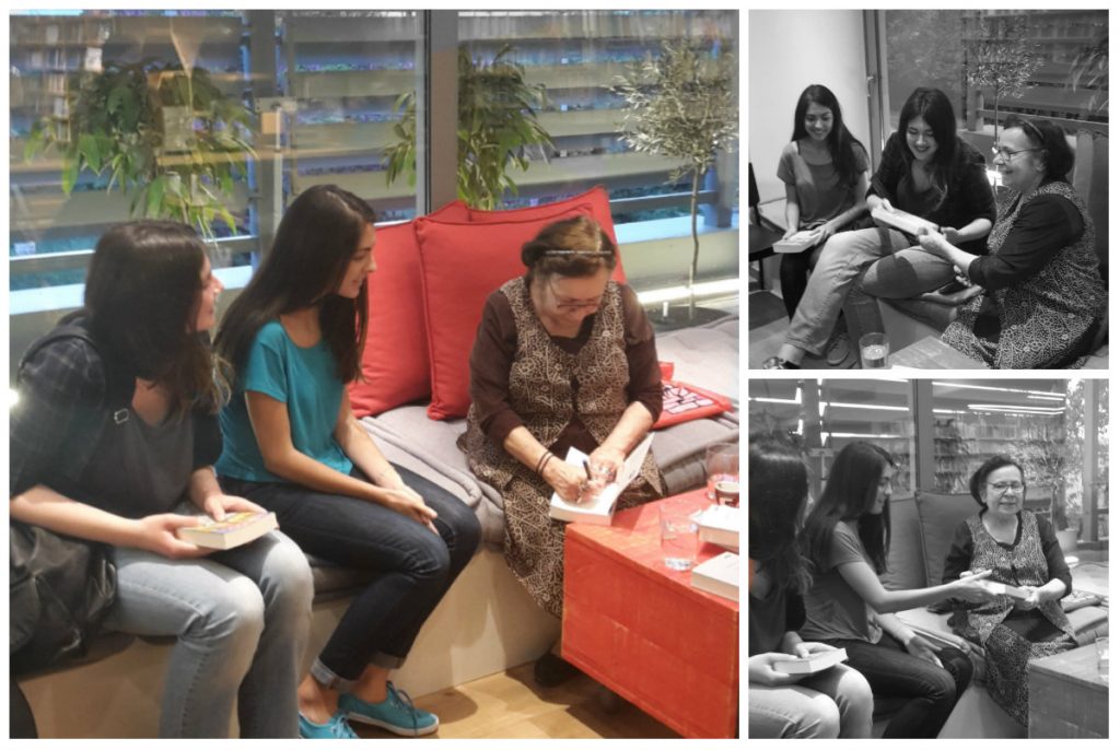 Παρουσίαση του βιβλίου της Αλκυόνης Παπαδάκη "Θα ξανάρθουν τα χελιδόνια" στο Βιβλιοπωλείο Ευριπίδης